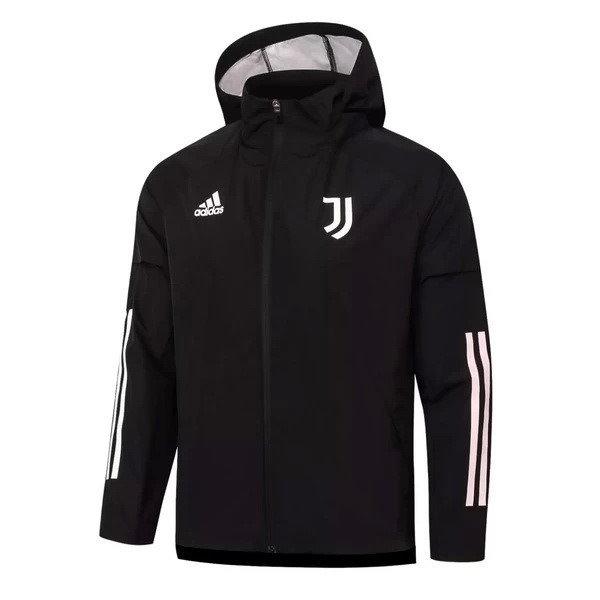 Windjacke Juventus 2020-21 Schwarz Weiß Fussballtrikots Günstig